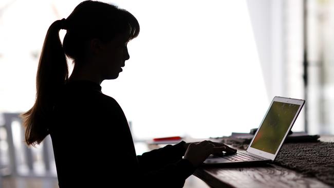 Students are now learning remotely. Picture: Michael Dodge/AAP