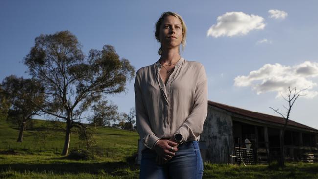 Virginia Tapscott at her home in Bowna, in regional New South Wales.Picture: Sean Davey.