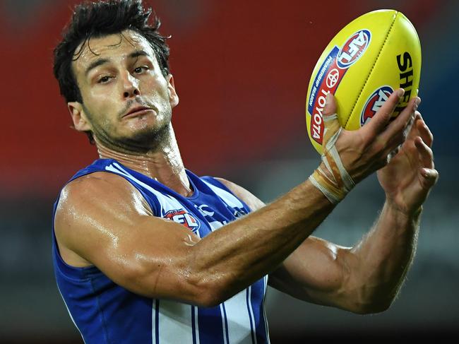 The Tigers swooped on Roo defender Robbie Tarrant. Picture: AFL Photos/Getty Images