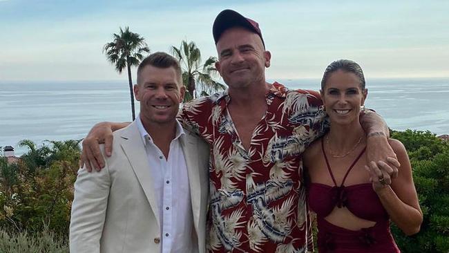 The Warners attended the wedding of Tish Cyrus and Dominic Purcell.