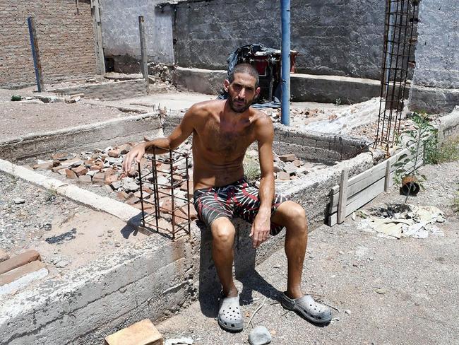 Gilad “Nicolas” Pereg makes an appeal for help in finding his missing mother and aunt. Later, their bodies would be found under the rubble behind him.