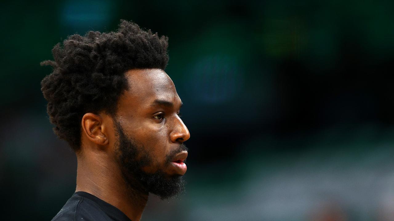 BOSTON, MASSACHUSETTS - JUNE 16: Andrew Wiggins #22 of the Golden State Warriors warms up prior to Game Six of the 2022 NBA Finals against the Boston Celtics at TD Garden on June 16, 2022 in Boston, Massachusetts. NOTE TO USER: User expressly acknowledges and agrees that, by downloading and/or using this photograph, User is consenting to the terms and conditions of the Getty Images License Agreement. (Photo by Elsa/Getty Images)