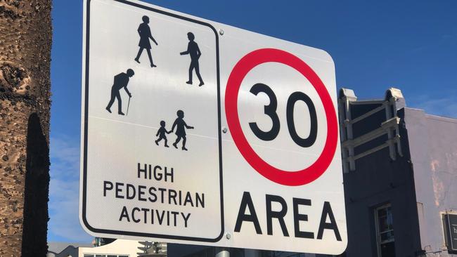 New 30 km/h speed restrictions have been introduced in Manly. Picture: Julie Cross