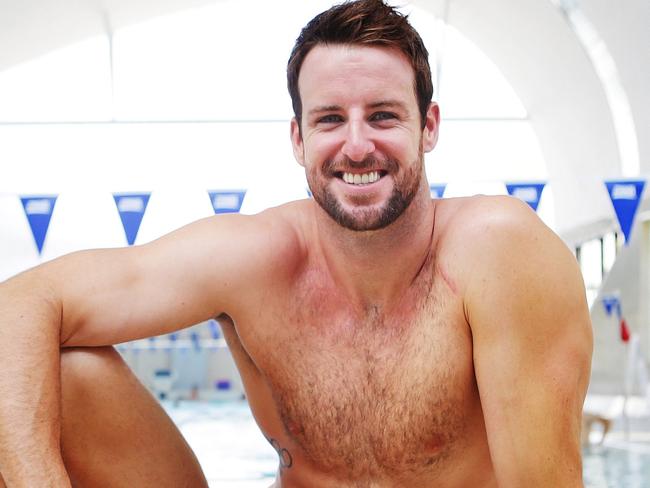 12/02/2018: James Magnussen training at the Ian Thorpe Aquatic Centre on Monday for the Commonwealth Games trials later this month. Hollie Adams/The Australian