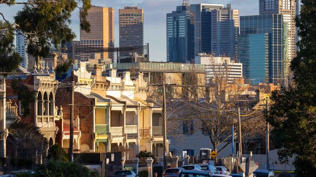 Melbourne’s CBD is home to the nation’s highest number of tenants facing financial stress. Picture: Jason Edwards.