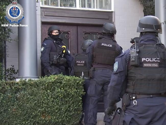 NSW Police launched search warrants across the state. Picture: NSW Police