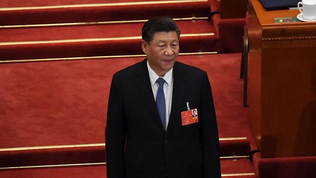 China’s President Xi Jinping. China’s Ministry of Education has issued a warning for Chinese international students not to come to Australia. Picture: Noel Celis/AFP