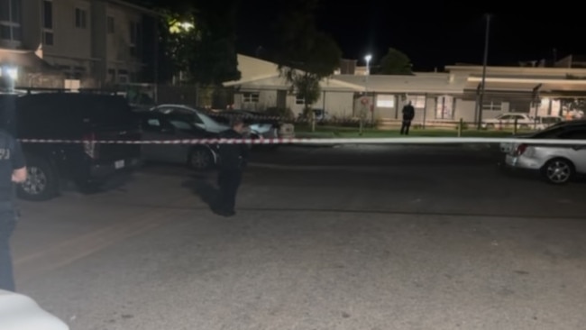 Police at the scene of a shooting in Litchfield Court, Coconut Grove on Monday, February 3, 2025.