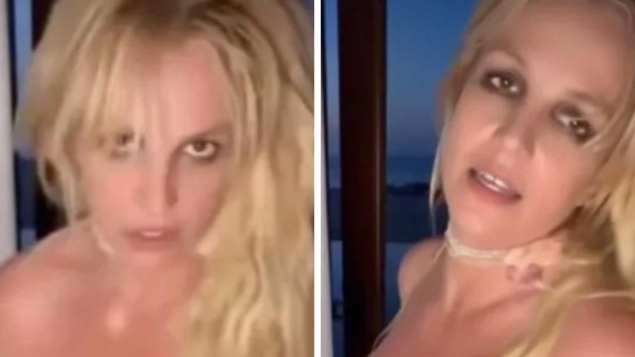 Britney quickly deletes revealing video
