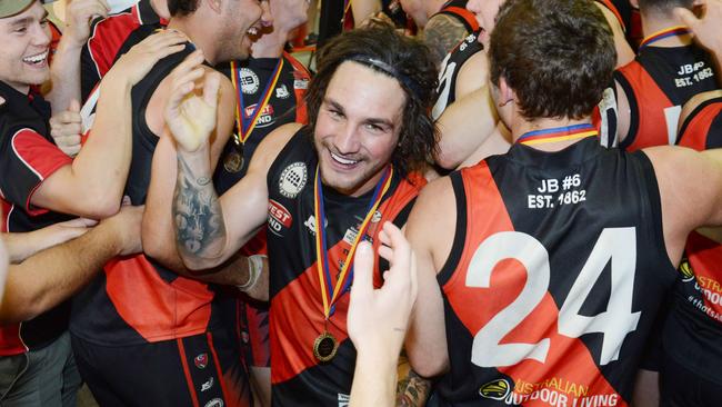 Premiership skipper Alex McKay will be Tea Tree Gully’s playing coach in 2022. Picture: AAP/Brenton Edwards