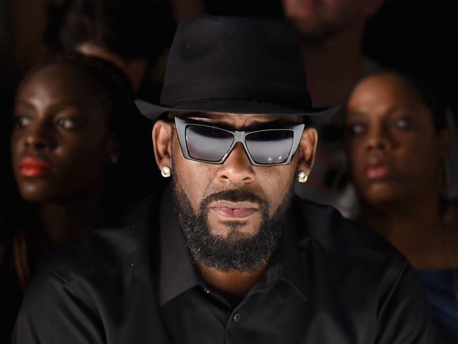 R. Kelly attends the Ovadia &amp; Sons front row during New York Fashion Week: Men's S/S 2016 at Skylight Clarkson Sq in New York City. Picture: Getty Images North America/AFP