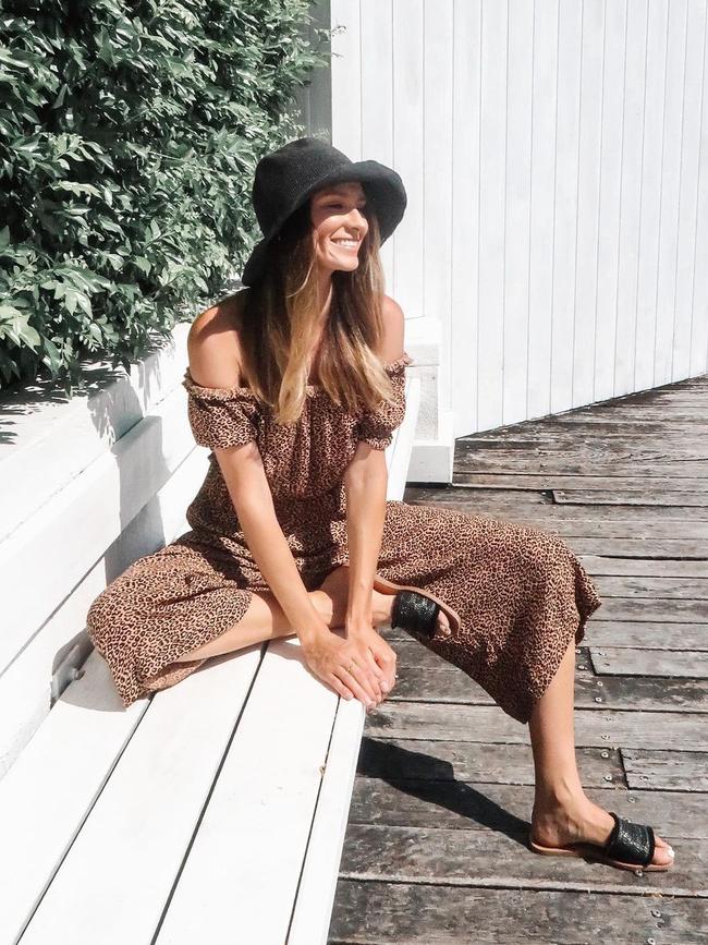 Fashion and lifestyle enthusiast Emily wearing the jumpsuit in the animal-print design. Picture: Instagram/emmiillyy