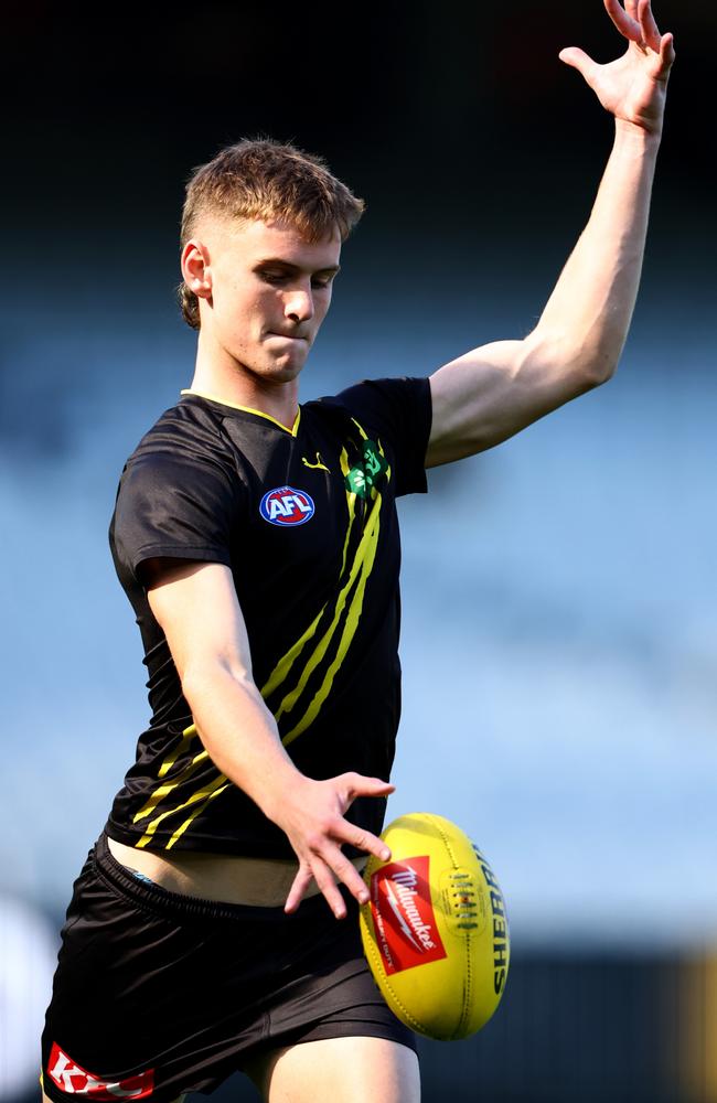 Luke Trainor played only six minutes against the Suns. Picture: Josh Chadwick/AFL Photos/via Getty Images