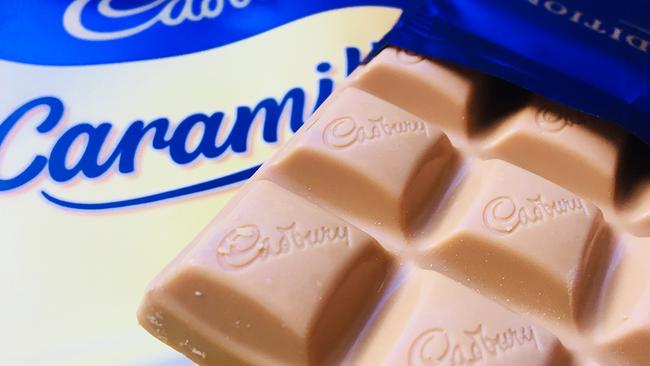 Cadbury Caramilk bars