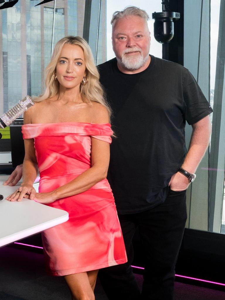 KIIS FM breakfast radio hosts Jackie 'O' Henderson and Kyle Sandilands. Picture: Supplied