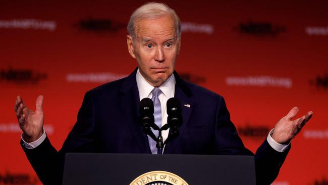 US President Joe Biden has announced he will run for re-election next year. Picture: AFP