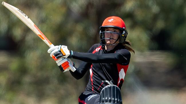 Makinley Blows in action for Essendon Maribyrnong Park. Picture: Arj Giese