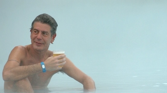 Anthony Bourdain in a scene from Anthony Bourdain's No Reservations: Leftovers. Picture: Supplied