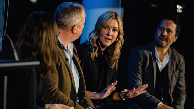 The Media Federation of Australia chairman Mark Coad (left), Association of Australian National Advertisers board member Mim Haysom and Advertising Council Australia chairman Michael Rebelo addressed industry issues at an exclusive Growth Agenda event