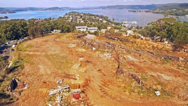 The sight has been an eyesore for decades ever since the old quarry ceased operating in 1974. Picture: supplied