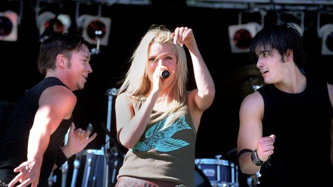 Sophie Monk @ bass in the grass. Picture: Susan Bown