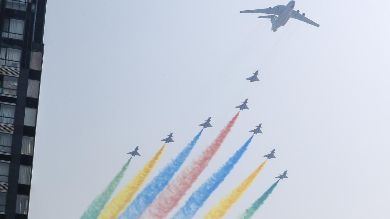 The parade will commemorate the 70th anniversary of Communist China. Picture: AP Photo/Andy Wong