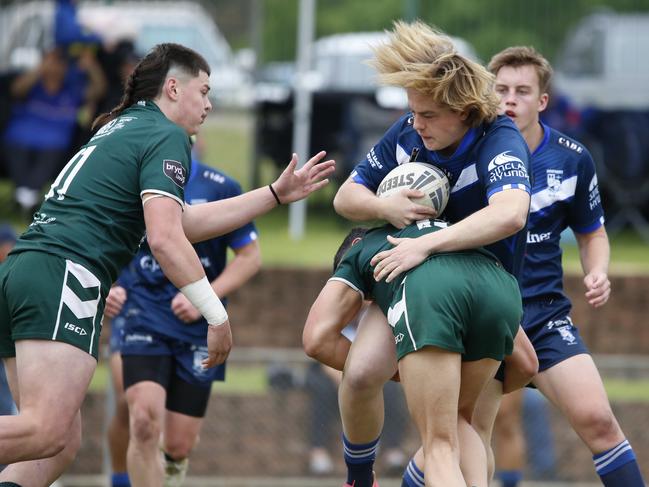 St Marys defence at full force. Picture Warren Gannon Photography