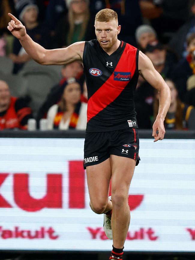 Peter Wright is ideally a No. 2 forward and relief ruckman. Picture: Michael Willson/AFL Photos via Getty Images