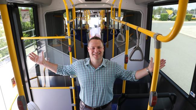 Deputy Mayor Adrian Schrinner said the Metro and Cross River Rail projects were just the start of addressing the region’s public transport needs. Picture: Peter Wallis