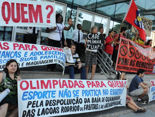 Many Rio residents are unhappy with the social consequences of hosting the Olympics.