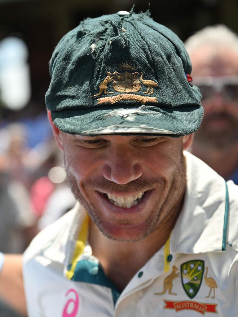 The baggy green made its way home. (Photo by Saeed KHAN / AFP)