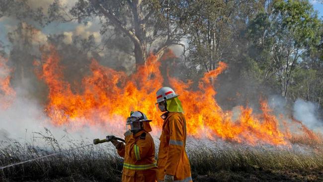 2019 has been one of the most fire ravaged starts to a spring summer period in NSW&#39;s history, . Picture: Dominic Elsome