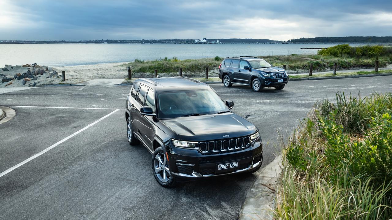 Toyota LandCruiser Prado and Jeep Grand Cherokee. Photo: Thomas Wielecki.