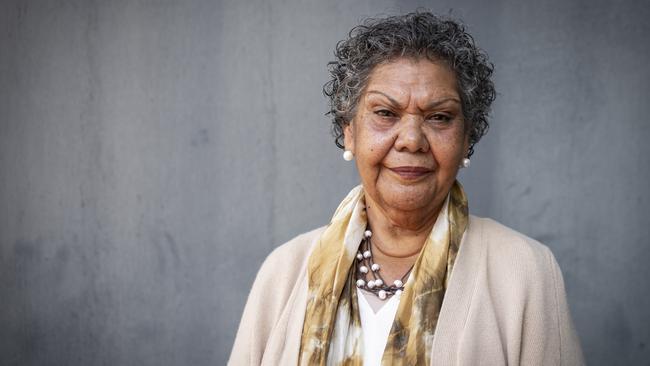 Aboriginal and Torres Strait Islander Social Justice Commissioner June Oscar on the final day of the three-day Wiyi Yani U Thangani (Women’s Voices) national summit in May 2023. Picture: Jillian Mundy