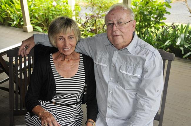 Loraine and Les Struthers relax after seeing an advance screening of the film. Picture: Gen Kennedy