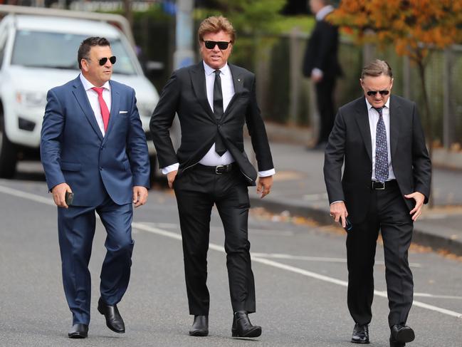 Richard Wilkins with other guests. Picture: Alex Coppel