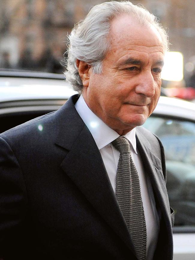 Madoff ran the world’s biggest fraud for more than 20 years. Picture: Getty