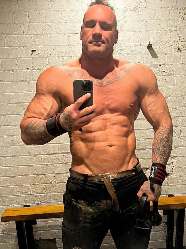 Geelong's most ripped bodies - Chris Bradford. Picture: Instagram