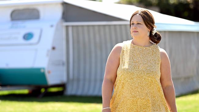 After she was diagnosed with cancer, Hailey was forced to spend eight weeks in a Warrnambool caravan park away from family receiving radiation treatment.