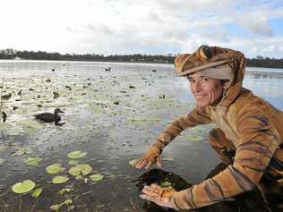 HOP TO IT: Eva Ford is a natural fit for the Find a Frog in February count. Picture: John McCutcheon