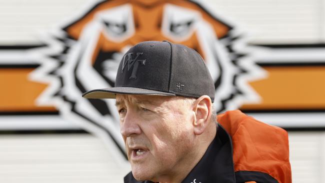 Wests Tigers head of football, Tim Sheens, has denied the club has given up on the 2022 season. Picture: Getty Images.