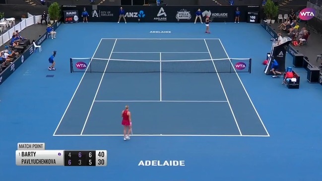 Barty posts comeback win in WTA Adelaide