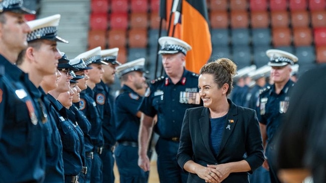 Chief Minister and Police Minister Lia Finocchiaro said since coming to government, a total of 135 new police officers have joined the Northern Territory Police Force.