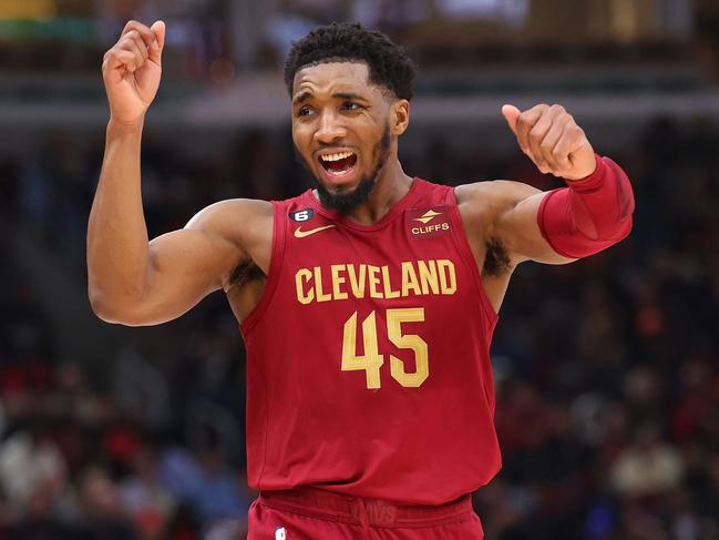 Donovan Mitchell exploded for 71 points against the Bulls. Picture: Getty Images/AFP