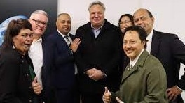 Nanaia Mahuta (L) with other members of the Maori caucus. Picture: Facebook.