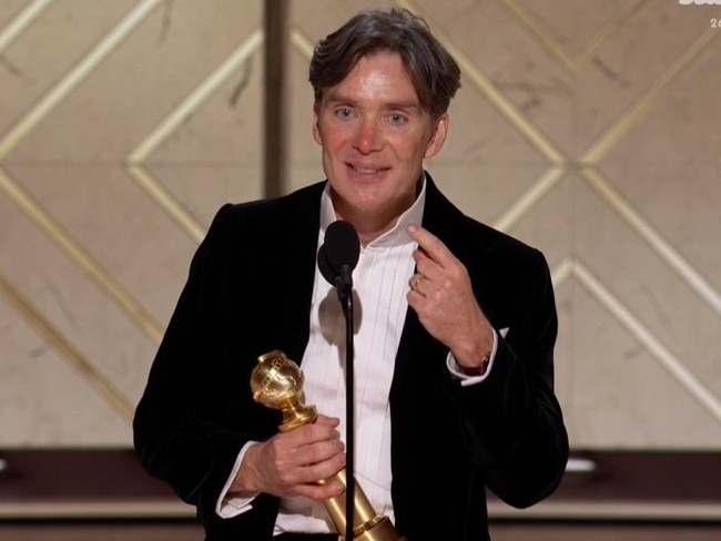 Cillian Murphy wins Best Actor. Picture: Stan