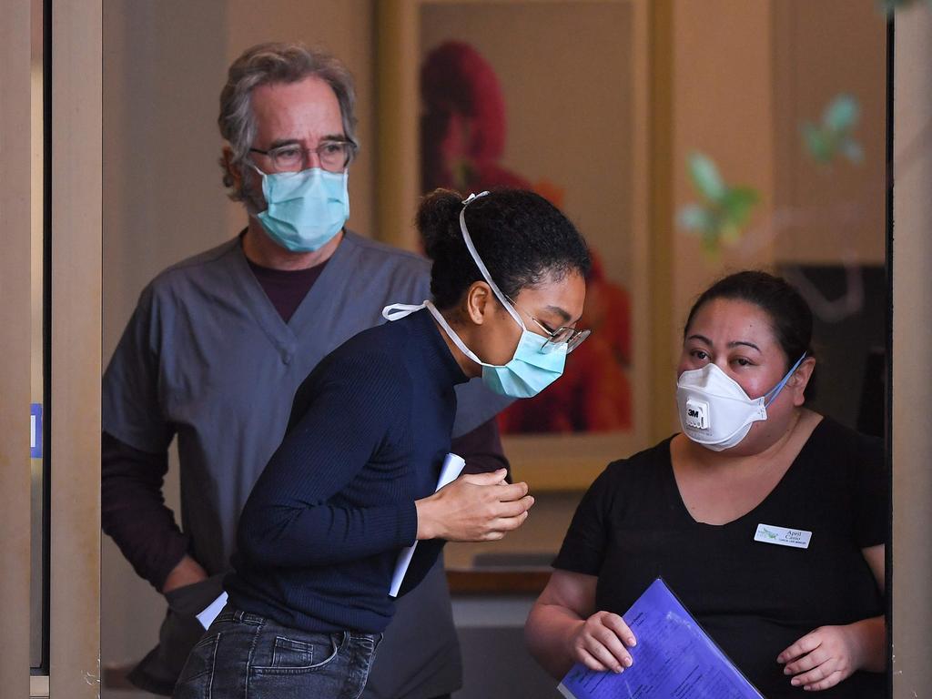 At least 31 cases can be linked to Menarock Aged Care in Essendon. William West/AFP