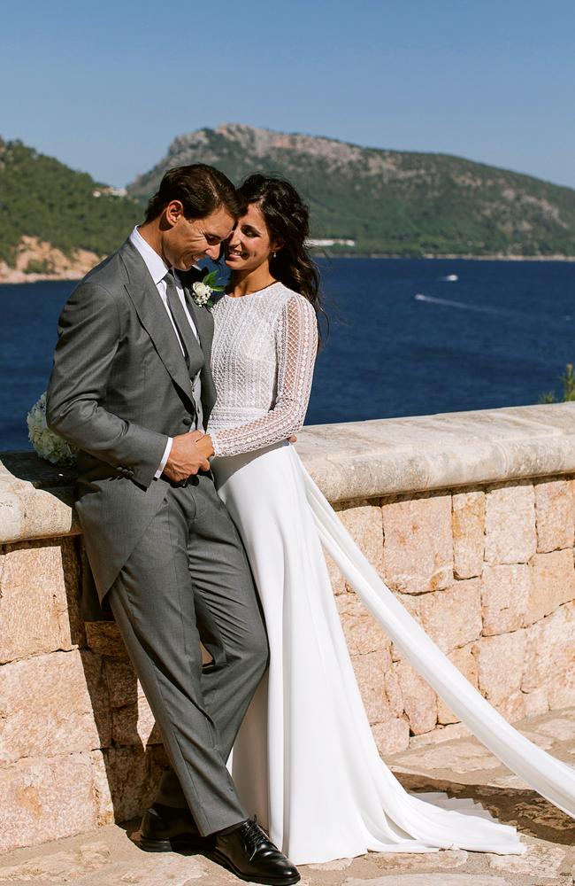 The happy couple have been together for 14 years. Picture: Fundacion Rafa Nadal via Getty Images