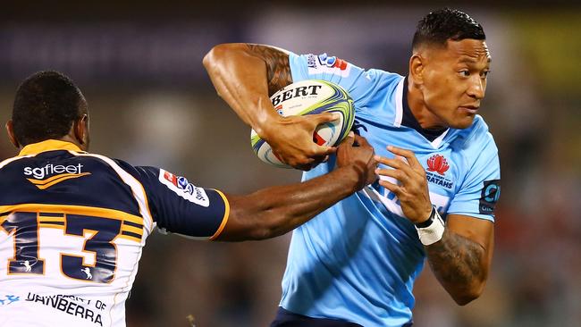 Israel Folau has charged headfirst into another controversy. Picture: Getty Images