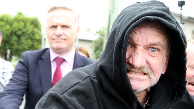 Tony Jones leaves the second day of the inquest into William Tyrrell's disappearance at Taree Local Court on Tuesday. Picture: Nathan Edwards/AAP